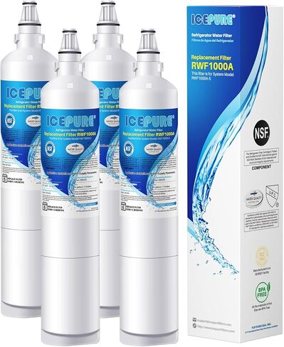 ICEPURE PLUS 5231JA2006A NSF 53&42 Certified Refrigerator Water Filter Replacement for LG LT600P, Kenmore 46-9990, 5231JA2006B, 5231JA2006E, LT600P-B, 469990, FML-2, LFX25975ST, LFX25960ST, 1PACK in Saudi Arabia