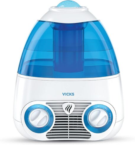 Vicks Starry Night Cool Moisture Humidifier with Projector & VapoPad Scent Pad Heater, Pink in Saudi Arabia