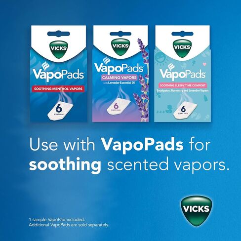 Vicks Starry Night Cool Moisture Humidifier with Projector & VapoPad Scent Pad Heater, Pink in Saudi Arabia
