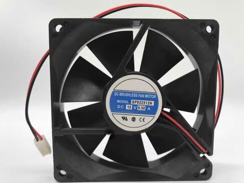SP922512H DC 12V 0.32A 92x92x25mm 2-Wire Cooling Fan in Saudi Arabia