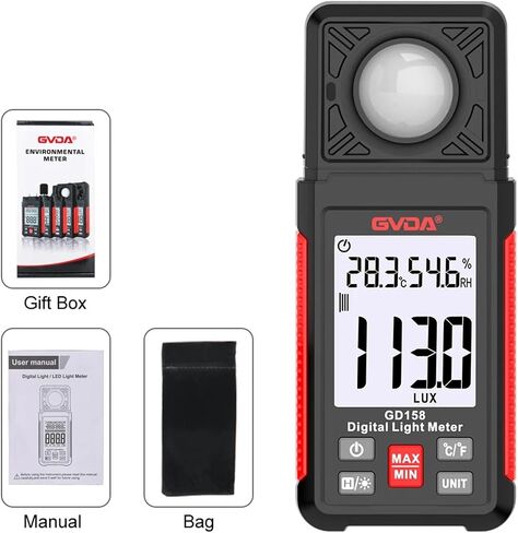 مقياس الضوء الرقمي FC Lightmeter الإضاءة متر فاحص 200000 مقياس الإضاءة in Saudi Arabia