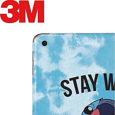 غلاف تابلت Skinit ملصق متوافق مع iPad 9.7in (2018) - تصميم Disney Lilo and Stitch Stay Weird المرخص رسميًا in Saudi Arabia
