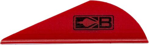 Bohning Blazer Vane (Pack of 36), Red, 2" in Saudi Arabia
