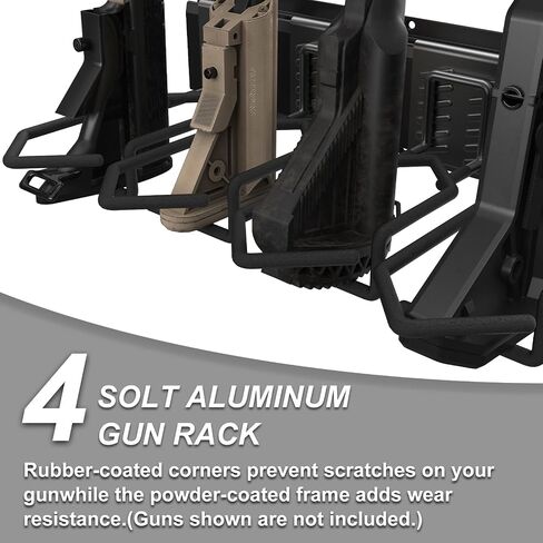 Gun Rack for Wall – Wall Mount Gun Rack & Gun Wall Mount, Heavy-Duty Gun Racks,1/4/8 Slot Storage Options for Rifles & Shotguns in Kuwait