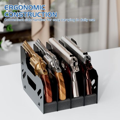 Gun Rack for Pistol, Soft Foam Pistol Rack for Gun Safe, Cabinet, Storage, Durable Handgun Stand Organizer Accessories with Moisture&Scratch Resistance&Anti-Slip in Saudi Arabia