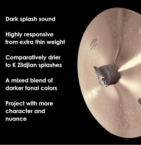 Zildjian K Custom Dark Splash - 10 بوصة in Kuwait