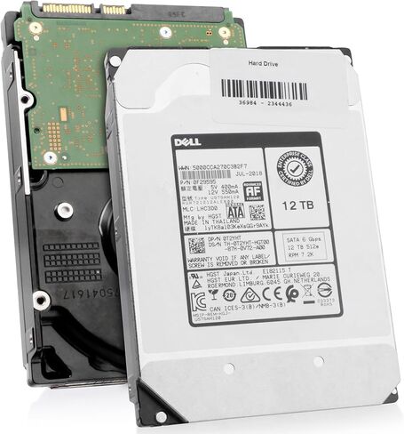 Western Digital Dell Ultrastar DC HC520 HUH721212ALE600 0F29595 12TB 7.2K RPM SATA CMR 6Gb/s 512e 256 MB Cache 3.5in Enterprise HDD (Renewed) in Saudi Arabia