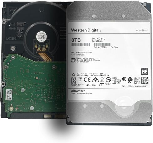 HGST WD Ultrastar DC HC510 8TB 7200 RPM 512e SATA 6Gb, s 3.5inch SE Helium Hard Drive (HUH721008ALE604) (Renewed) in Saudi Arabia