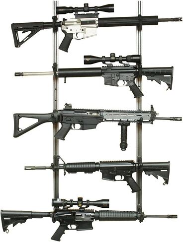 Hold Up Displays USA Made Gun Rack Rifle Shotgun Hanger and Fishing Rod Pole Rack in Kuwait