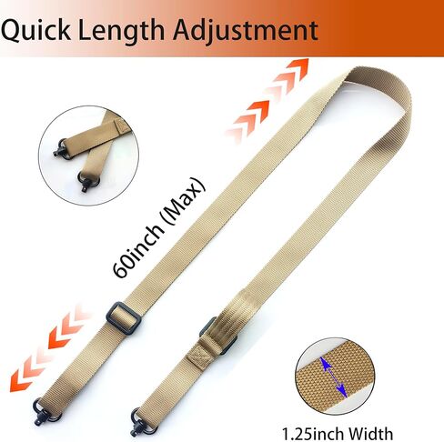Two Point Traditional QD Sling with Sling Swivel and Quick Adjust Loop in Saudi Arabia