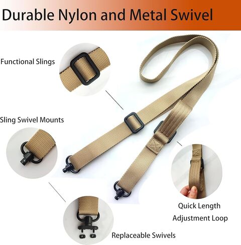Two Point Traditional QD Sling with Sling Swivel and Quick Adjust Loop in Saudi Arabia