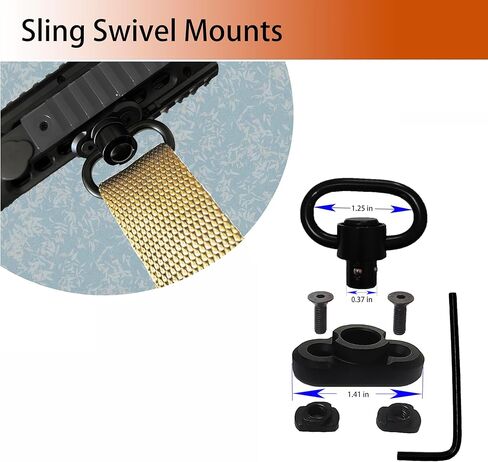 Two Point Traditional QD Sling with Sling Swivel and Quick Adjust Loop in Saudi Arabia