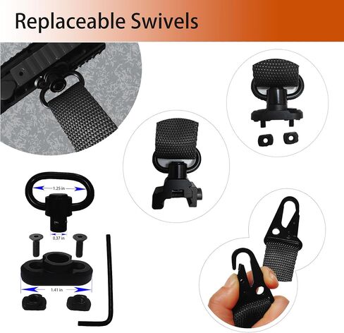 Two Point Traditional QD Sling with Sling Swivel and Quick Adjust Loop in Saudi Arabia