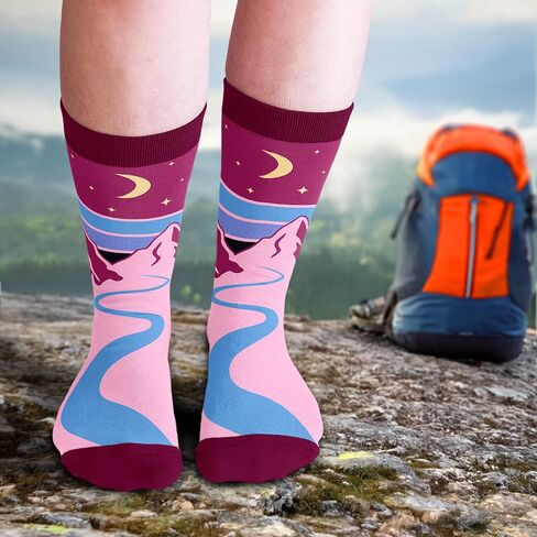 Hiking Socks - Perfect Outdoor Gifts for Outdoorsy Men and Women, Funny Christmas Socks for Hikers, Ideal Fitness Stocking Stuffers, Hiking Must-Haves, Essential Sports Accessories, Unique Hiker Gifts in Saudi Arabia