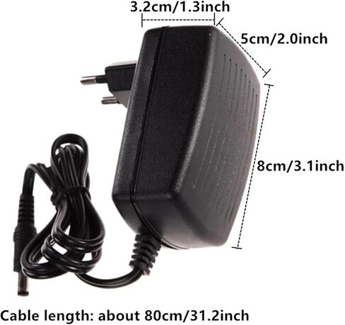 18V 1A 1.5A 2A Power Adapter Converter DC5.5mm 5.5 * 2.5mm(US Plug,18V 1.5A) in Saudi Arabia