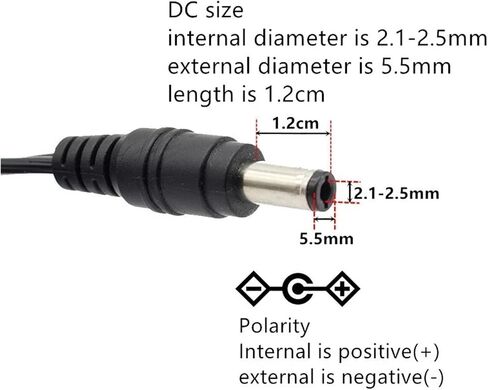 18V 1A 1.5A 2A Power Adapter Converter DC5.5mm 5.5 * 2.5mm(US Plug,18V 1.5A) in Saudi Arabia