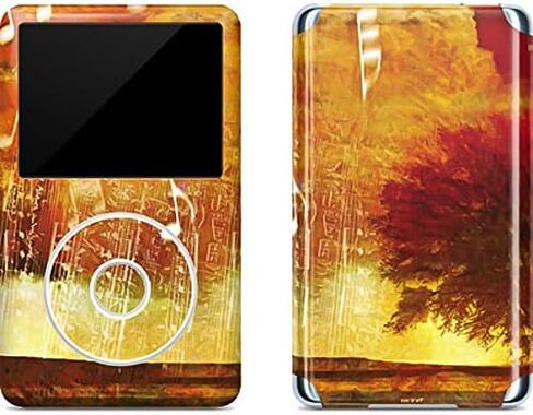 ملصق Skinit لمشغل MP3 متوافق مع iPod Classic (الجيل السادس) سعة 80 جيجابايت - تصميم الملاحظات المتساقطة المصمم في الأصل in Saudi Arabia