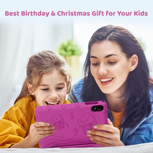 2025 Upgraded Android 14 Tablet, 10inch Kids Tablet, Octa-core CPU, 10GB+64GB+1TB Expand Tablets for Kids with Kids Space, Parental Control, 6000mAh Big Battery,Touchscreen Tableta,Pink in Kuwait