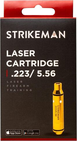 خرطوشة تدريب ليزر Strikeman Dry Fire - رائعة لممارسة الرماية على الأهداف بالبنادق والبنادق، مصنوعة لنظام تدريب الأسلحة النارية الخاص بنا - خرطوشة ليزر حمراء فقط، عيارات متعددة in Kuwait