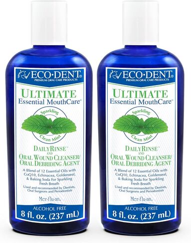 Eco-Dent GentleFloss Dental Floss, Waxed, Mint - Floss with Vegan Plant-Based Wax, Recyclable Cardboard Packaging, 100 Yds Ea (Pack of 6) in Saudi Arabia