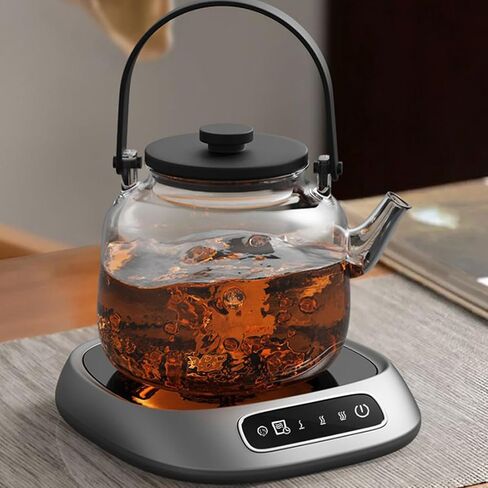 Mug Warmer for Desk,Screen Touch Heating Drinks | Electric Glass Cup Warmer for Coffee,for Study Room Kitchen Bedroom Dining Table Camping Business in Saudi Arabia