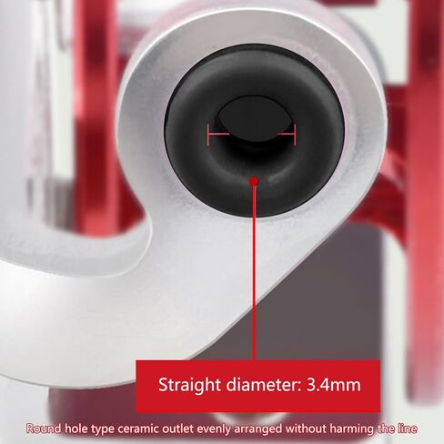 عجلة صيد خفيفة الوزن لسمك السلمون المرقط وبكرة ذبابة بايك 53 مم/50 جرام جميع المعادن مع قاعدة مطورة خفيفة الوزن in Kuwait