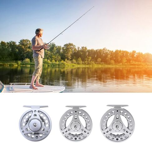 بكرة صيد الذبابة وبكرة الغيار 2 + 1BB 1:1 بكرة الجسم من سبائك الألومنيوم 3/4 5/6 7/8 الأيدي اليمنى اليسرى تبادل صب الدقة in Kuwait