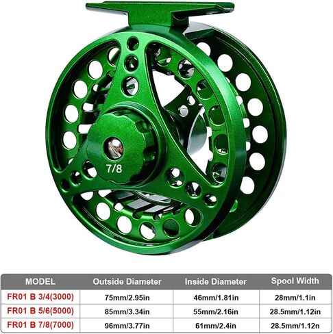بكرة صيد الذبابة وبكرة الغيار 2 + 1BB 1:1 بكرة الجسم من سبائك الألومنيوم 3/4 5/6 7/8 الأيدي اليمنى اليسرى تبادل صب الدقة in Kuwait