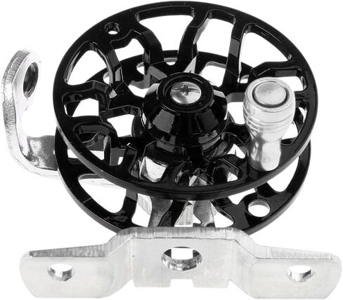 عجلة صيد خفيفة الوزن لسمك السلمون المرقط وبكرة ذبابة بايك 53 مم/50 جرام جميع المعادن مع قاعدة مطورة خفيفة الوزن in Kuwait