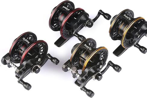 خفيفة الوزن يطير الصيد بكرات الصوت اليد المعدنية عجلة القيادة عربة عجلة الملحقات يطير بكرات الصيد in Kuwait