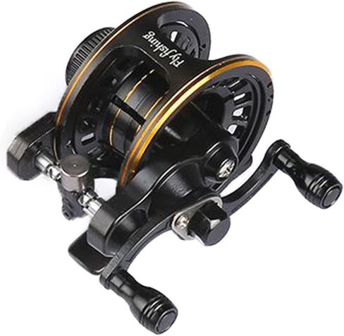 خفيفة الوزن يطير الصيد بكرات الصوت اليد المعدنية عجلة القيادة عربة عجلة الملحقات يطير بكرات الصيد in Kuwait