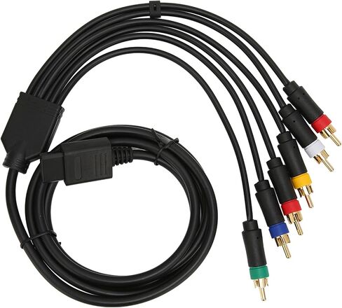 Keenso High Flexibility Stable RGB RGBS Composite Cable with 4 BNC Heads for N64 Game Console Accessories in Saudi Arabia