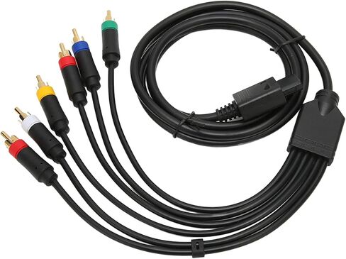 Keenso High Flexibility Stable RGB RGBS Composite Cable with 4 BNC Heads for N64 Game Console Accessories in Saudi Arabia