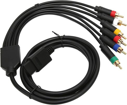 Keenso High Flexibility Stable RGB RGBS Composite Cable with 4 BNC Heads for N64 Game Console Accessories in Saudi Arabia