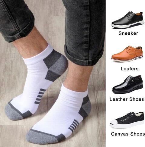 Women’s Cushioned Terry Low Cut Sports Socks – Breathable Ankle Socks for Running & Gym Workouts – Available in 2 or 3 Pairs in Saudi Arabia