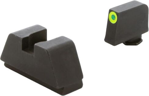 AMERIGLO Optic متوافق مع واجهة تريتيوم خضراء طويلة مقاس XL - خلفية 0.315 بوصة - مجموعة رؤية مربعة 0.394 بوصة متوافقة مع جميع أجهزة Glocks in Kuwait