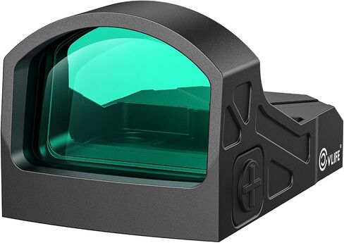 CVLIFE WolfCloak X03 Motion Awake Green Dot Sight for RMR Footprint, 3 MOA Reflex Sight with 0.33" Ultra-Low Profile & 24mm Lens for Full-Sized Pistols, Optics Adapter for MOS & 21mm Picatinny Base in Saudi Arabia