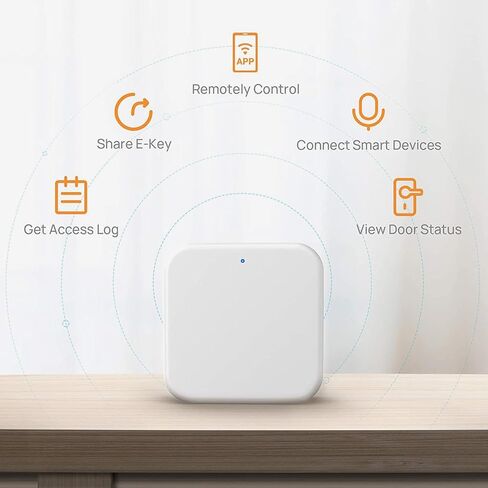 بوابة واي فاي بقفل ذكي G2، وحدة تحكم عن بعد 2.4 جيجا هرتز لأقفال TT/DD، متوافقة مع Alexa in Saudi Arabia
