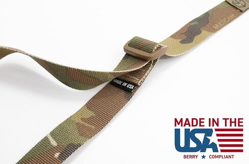 Edgar Sherman Design ESD Sling Tactical Rifle Sling | Two-Point | Mil-Spec | Quick Adjust | Lightweight | Integrated Elastic Retention | Trusted by Special Operations | USA Made in Saudi Arabia