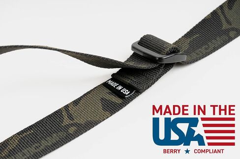 Edgar Sherman Design ESD Sling Tactical Rifle Sling | Two-Point | Mil-Spec | Quick Adjust | Lightweight | Integrated Elastic Retention | Trusted by Special Operations | USA Made in Saudi Arabia