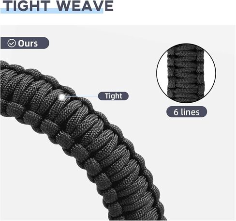 EZshoot Two Point Slings 550 Paracord Sling Adjustable Strap with Metal Hook and Solid Swivels for Outdoor in Saudi Arabia