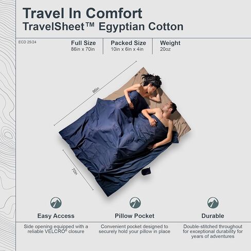 COCOON - Premium - TravelSheet™ Pima Cotton - Double in Saudi Arabia