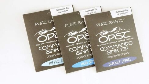 OPST Pure Skagit Commando نصائح صغيرة، 7.5 قدم، 8 رطل، أزرق، حبلا واحد، طرف بالوعة، خط صيد الذبابة in Kuwait