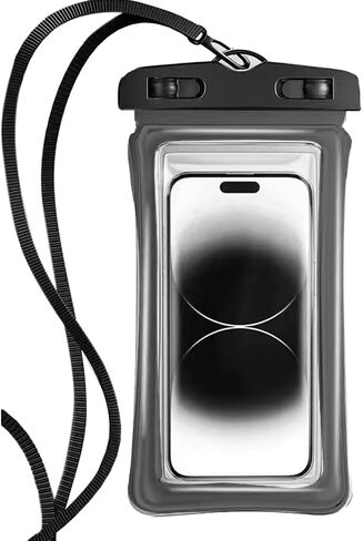 Waterproof Phone Pouch, Phone Case for iPhone 16 15 14 13 Pro Max, IPX8 Cellphone Dry Bag Beach Cruise Ship Essentials(FSD04 Black) in Saudi Arabia