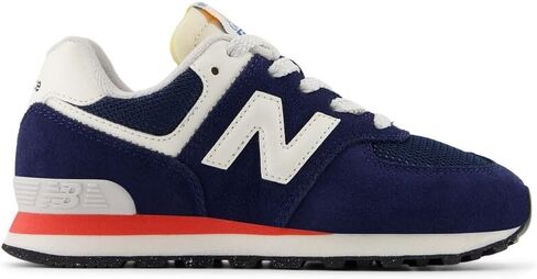 New Balance Kids 574 V1 70s Racing Lace-up Sneaker, Nb Navy/Slate Gray, 6 Wide US Unisex Big in Saudi Arabia