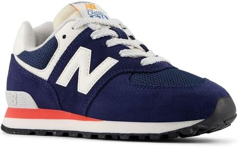 New Balance Kids 574 V1 70s Racing Lace-up Sneaker, Nb Navy/Slate Gray, 6 Wide US Unisex Big in Saudi Arabia