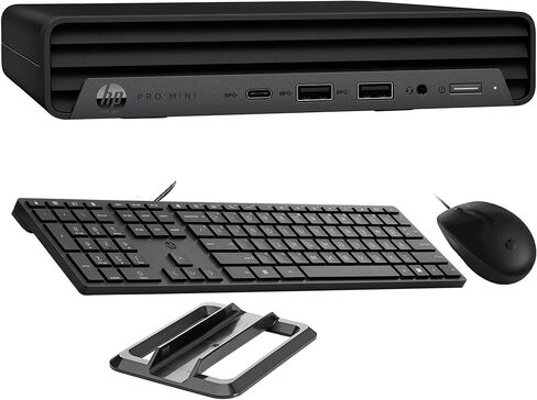 كمبيوتر مكتبي HP Pro Mini 400 G9 Business Mini، Intel 6-Core i5-12500T (Beat i7-11700T)، ذاكرة الوصول العشوائي DDR4 سعة 16 جيجابايت، 512 جيجابايت PCIe SSD، WiFi 6، بلوتوث، 2 نوع C، HDMI، 2 DisplayPort، Windows 11 Pro، Vent-Hear in Kuwait