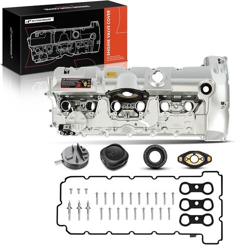 A-Premium N51/N52 3.0L Engine Valve Cover Kit, with Gasket & PCV Hose, Compatible with BMW SULEV Vehicles 128i 323i 328i 528i 528xi X3 X5 Z4, 11127552281, 11157559528 in Saudi Arabia