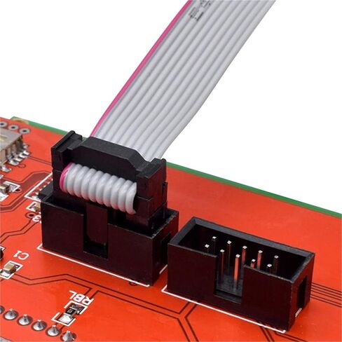 2pcs 2004 12864 1.4 LCD Screen Parallel Cables 8/10 Pin Flexible For a6 a8 e10 for prusa I3 for CR-10 for Ender-3 display controller parts(8 Pin cable) in Saudi Arabia