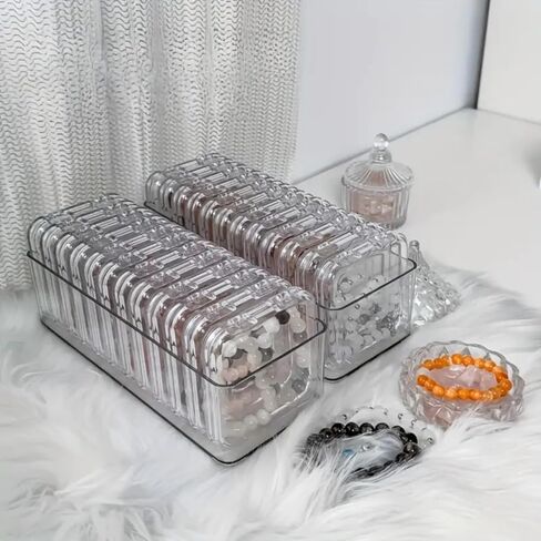 Cable Organizer Storage Box with 12 Wire Ties,Desktop Cable Management Box with Switch, Power Cord Organizer for Office,Home,Desk Accessories Storage Stationery Supplies（Clear） in Saudi Arabia